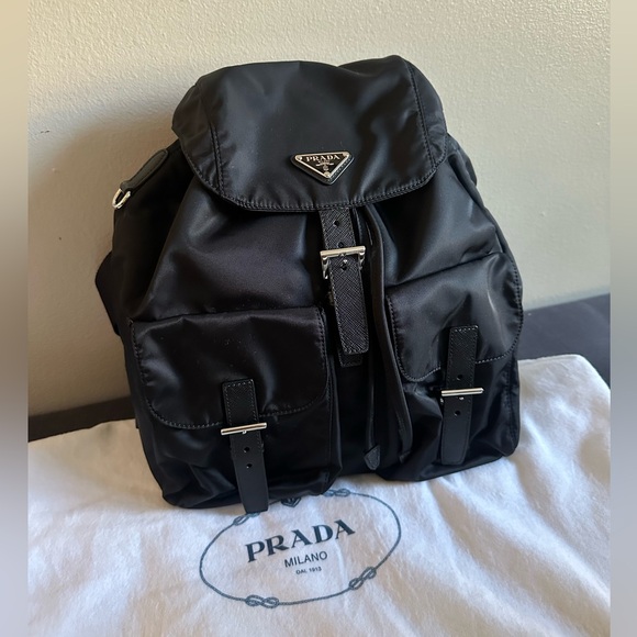 PRADA Re-Nylon medium backpack with pouch - Picture 1 of 16